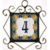 Italian Ceramic Numbers & Letters - Lemon Design - Tile