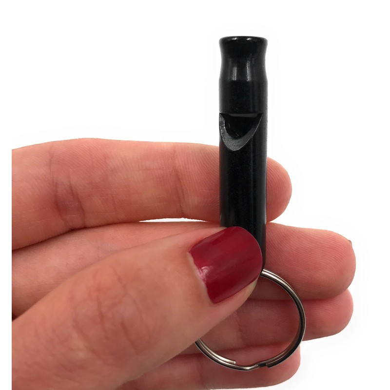 ocona Whistle, Emergency Whistle, Dog Whistle, black