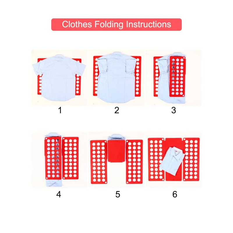 Shiwaki Folding Clothes Board Board, Lazy clothes folding board Folding