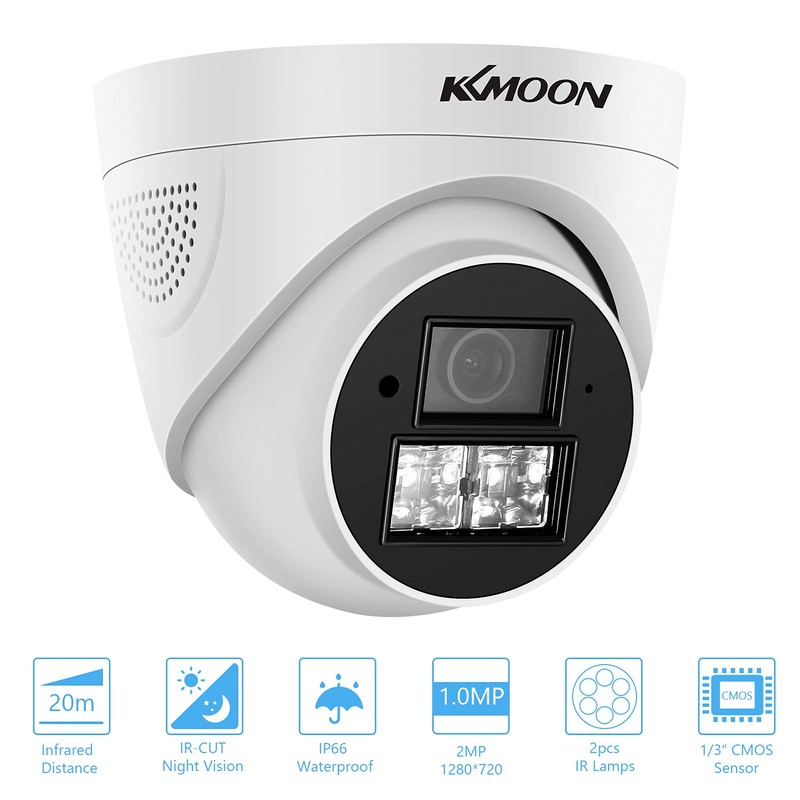 Security Camera, 720P Analog Security Camera Surveillance CCTV Camera Outdoor