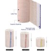 Elastic Bandage Wrap with Self-Closure, 3 Pcs(1x2”, 1x3", 1x4") Compression