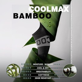 BRISIRA Bamboo Viscose Compression No Show Socks Womens Non Slip Running Athletic Cushion Moisture Wicking Low Cut