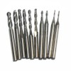 10PCS Ball Nose Twist End Mill Carbide End Mill Set