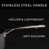 MsMk 8 inch Small Frying Pan with Lid, Burnt also