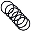 Craft Shop CLAN Japanese Hair Rubber Thick Set of 6