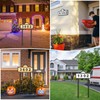 Solar Address Signs for Yard, Solar Powered Address Sign with