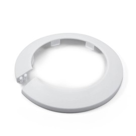 Yinpecly Pipe Cover Decoration Fit 2.87" Outer Diameter Flange Water PP Plastic 75mm Escutcheon Collar for Wall Tube Radiator White 1Pc