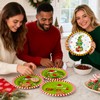 48 Pcs Christmas Elf Paper Plates 9 Inch Disposable Plates