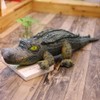 TONGMAN Ultra Soft Crocodile PlushToy (40cm Length) 3D SimulationCrocodile Plush