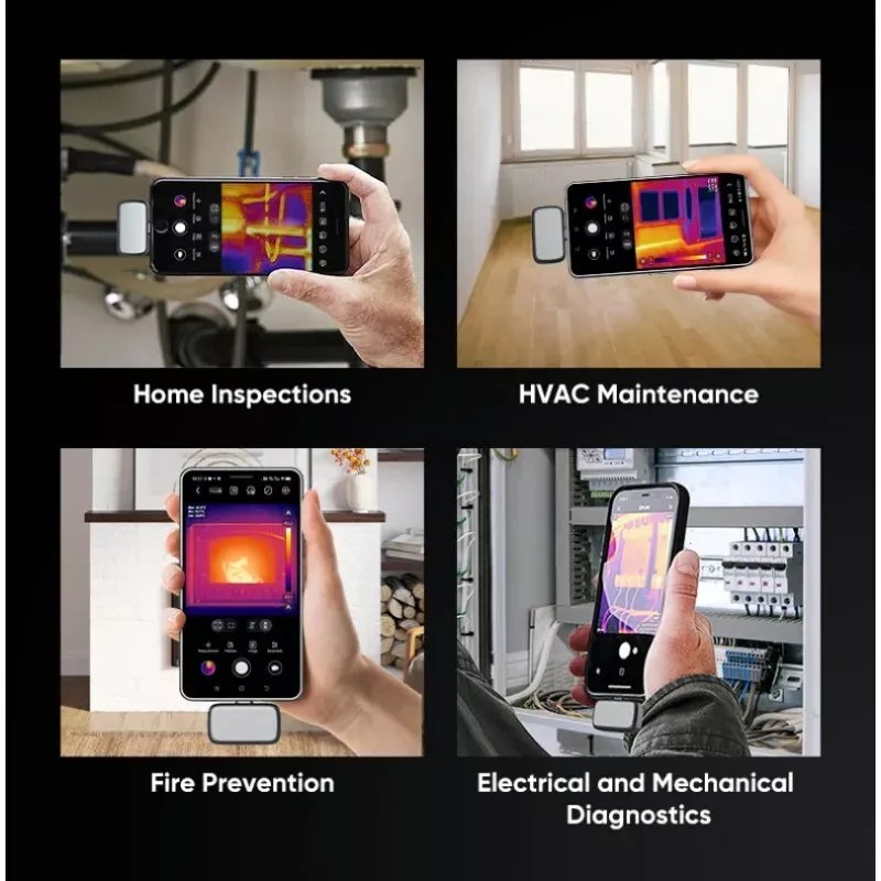 GOYOJO Thermal Imaging Camera for Android, 192x192 IR Resolution, USB-C