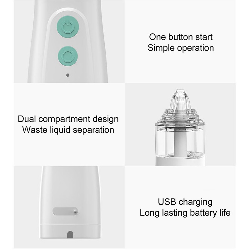 Nasal Irrigator USB Rechargeable 2 Modes One Button Start IP22