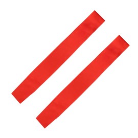 Ruwado 2 Pcs Blank Satin Sashes Soft Plain Pageant Decorative Sashes for Birthday Graduation Bridal Shower Senior Beauty Pageant DIY Supplies (Red)