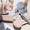 Elegante Round Mini Pouch, Round Mini Pouch, Round Makeup, Small