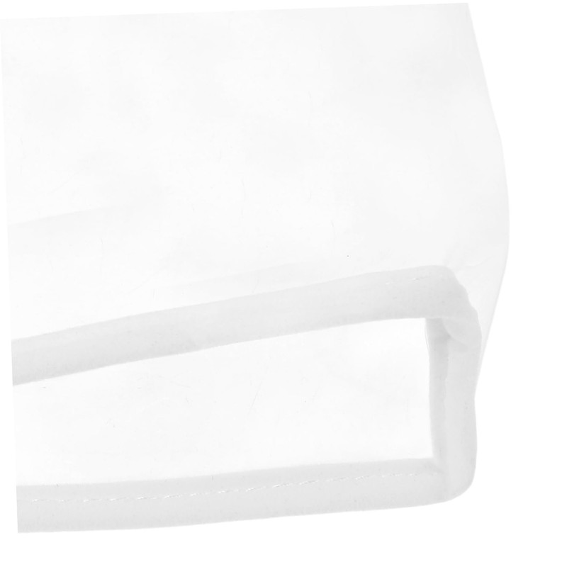 Healvian Clear Travel Makeup Bag Portable Zippered Cosmetic Organizer for