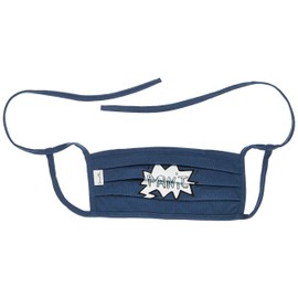 Sanetta Unisex Maske Erwachsene 2er Pack 349991 , blau, M