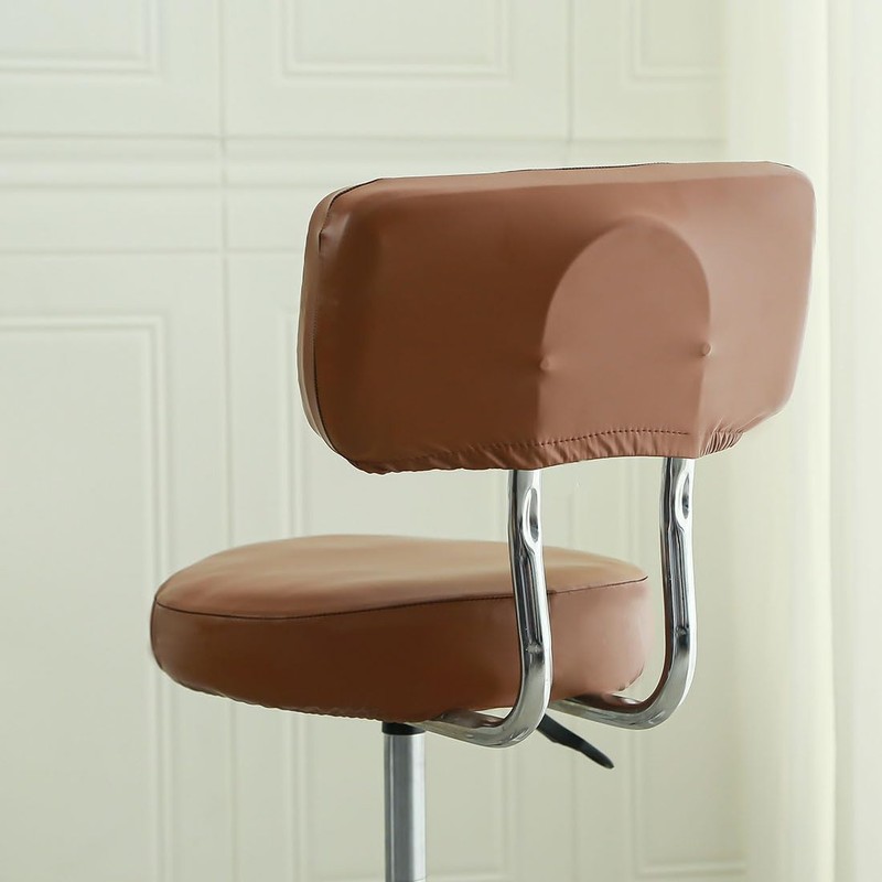 Bifaunvogel Bar Stools Cover Waterproof PU Counter Height Barstool Covers