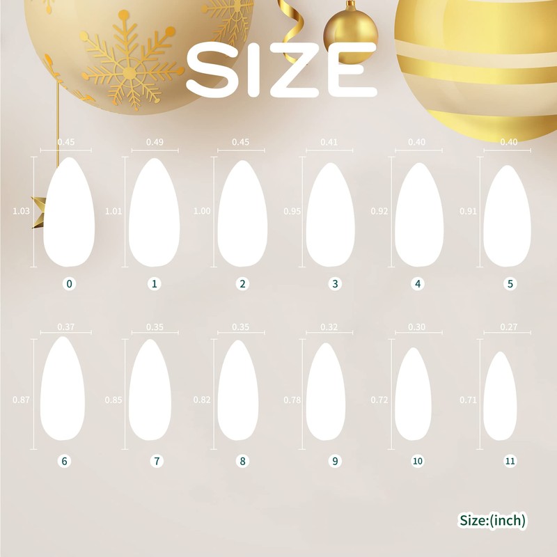 Christmas Nail Tip False Nail False Nail Nail Japanese Style