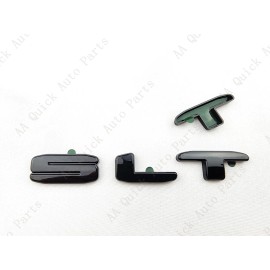 GMC 5PC Gloss Black Door Rear Tailgate Terrain SLT OVERLAY Emblem 2022-2023 Terrain