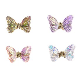 FOMIYES Alloy Nail Art Supplies DIY Manicure Kit Pcs Butterfly Patches Elegant Manicure Tools