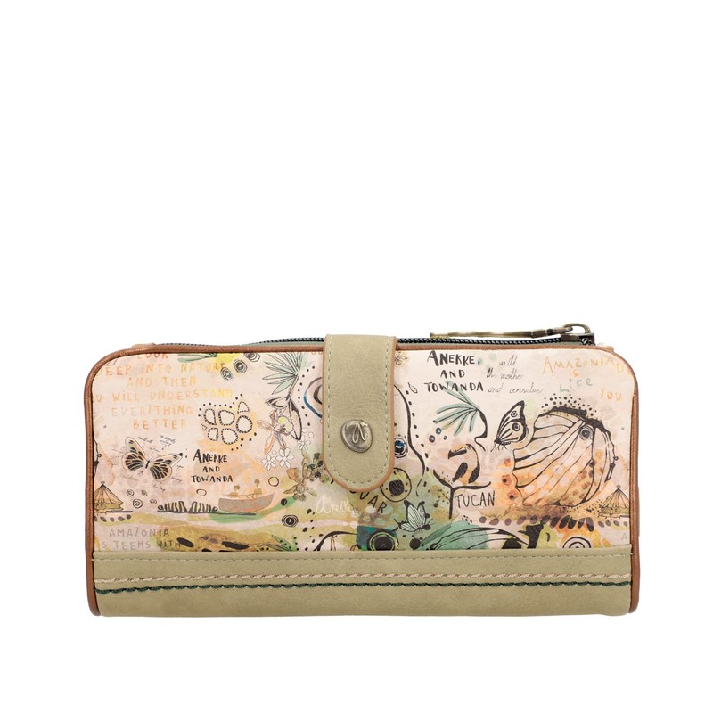 Anekke Women's Soft Wallet 36709-906 Multicoloured 20 x 10 x