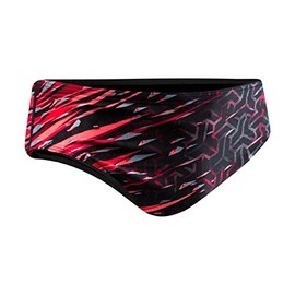 TYR Sport Men's Synergy All Over Racer Swim Brief, Red, 30