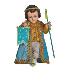 Ropon Vestido Traje De Niño Dios - modelo Niño de los 7 Dones del Espiritu Santo (20 cm)