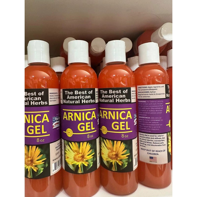 ARNICA MONTANA GEL 8 Oz support RELIEF BRUISES MUSCLE ACHES
