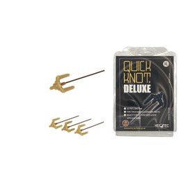 Quick Knot® Deluxe Mane Clip for Horses, Suitable for Horses and Ponies, Reusable (Brown, XL)