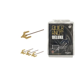 Quick Knot® Deluxe Mane Clip for Horses, Suitable for Horses and Ponies, Reusable (Brown, XL)