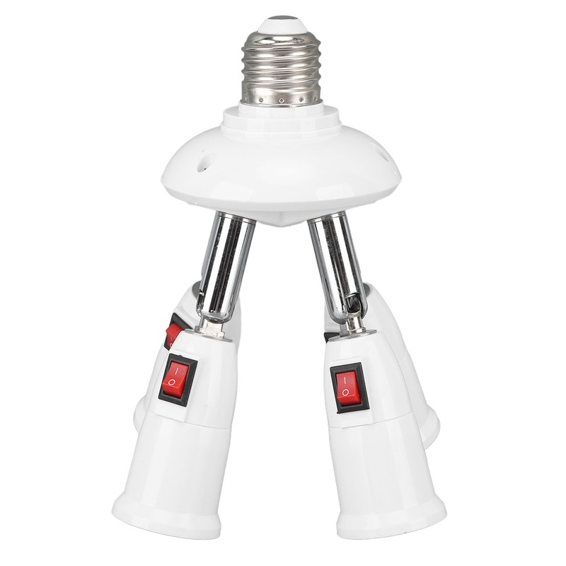 Light Splitter Socket 4 in 1 Bulb Splitter E26 E27