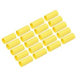 sourcing map 10Pcs PVC Pipe PVC Conduit Coupler Straight Fittings Efficacy 16 mm Terminating Coupler Connectors for Home Hose Electrical Conduit Yellow