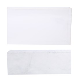 8 Holes Tweezers Holder Tweezer Display Stand Storage Rack with Dust Cover for SalonWhite