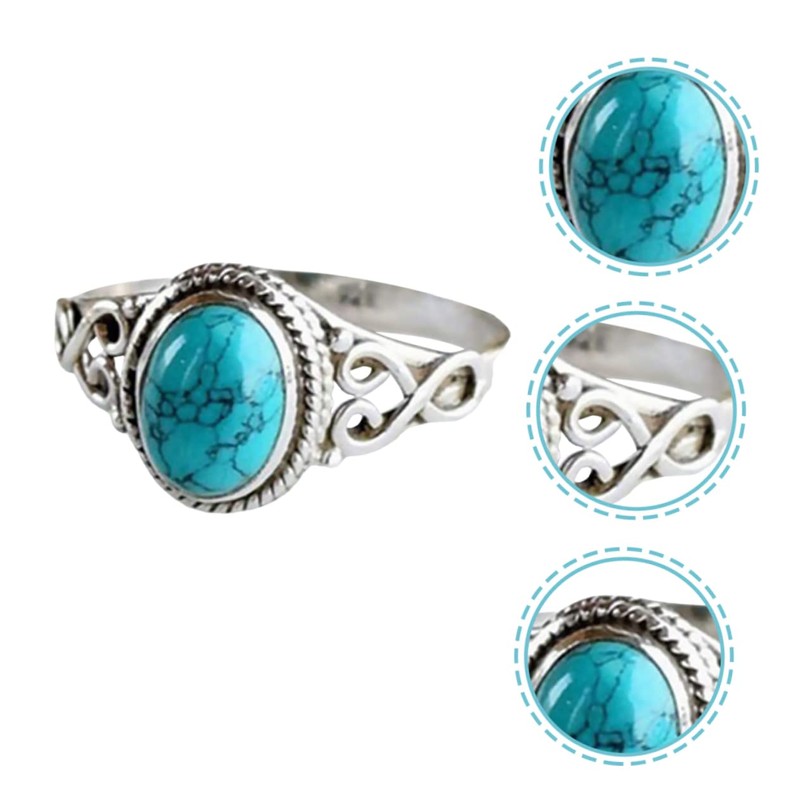 TEHAUX Pcs Elegant Ring for Women Western Jewelry Vintage Style