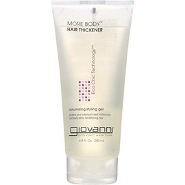 GIOVANNI COSMETICS More Body Hair Thickener Volumizing Styling GEL - More Body And Thickness Exactly Where You Need It And Want It (6.8 Ounce/200 Milliliter)
