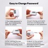 Pack of 2 Fridge Lock with Code, Fridge Lock No