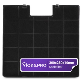 Viоks.pro Filter for Extractor Hood 300 x 280 mm Replacement for Gorenje 180177 AH004 Amica KF17134 KH17101 KH17106 Baumann FWK300 Carbon Filter Cooker Hood – Odour Filter Active Carbon Filter