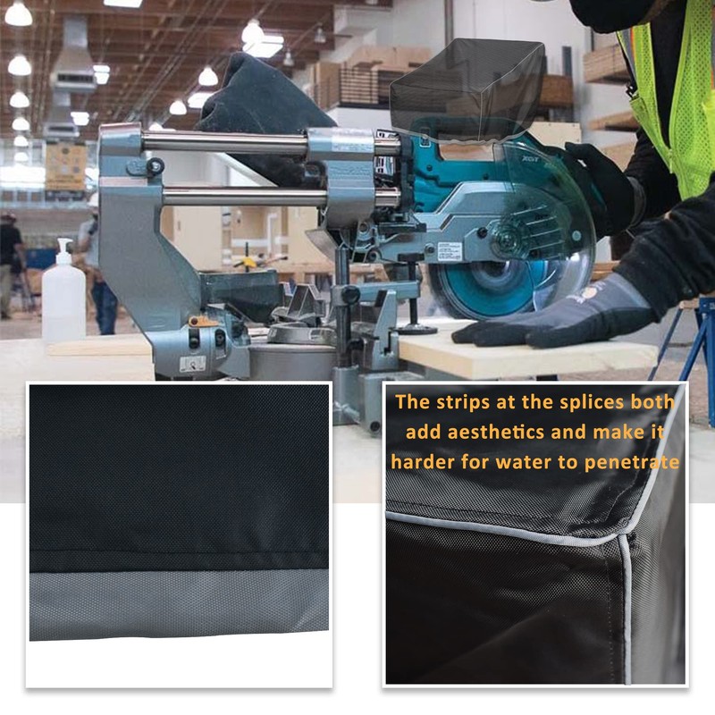 Kinkati Miter Saw Cover, 28in portable table saw cover, Fit