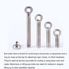 MroMax M10 x 80mm Machinery Shoulder Swing Lifting Eye Bolt,