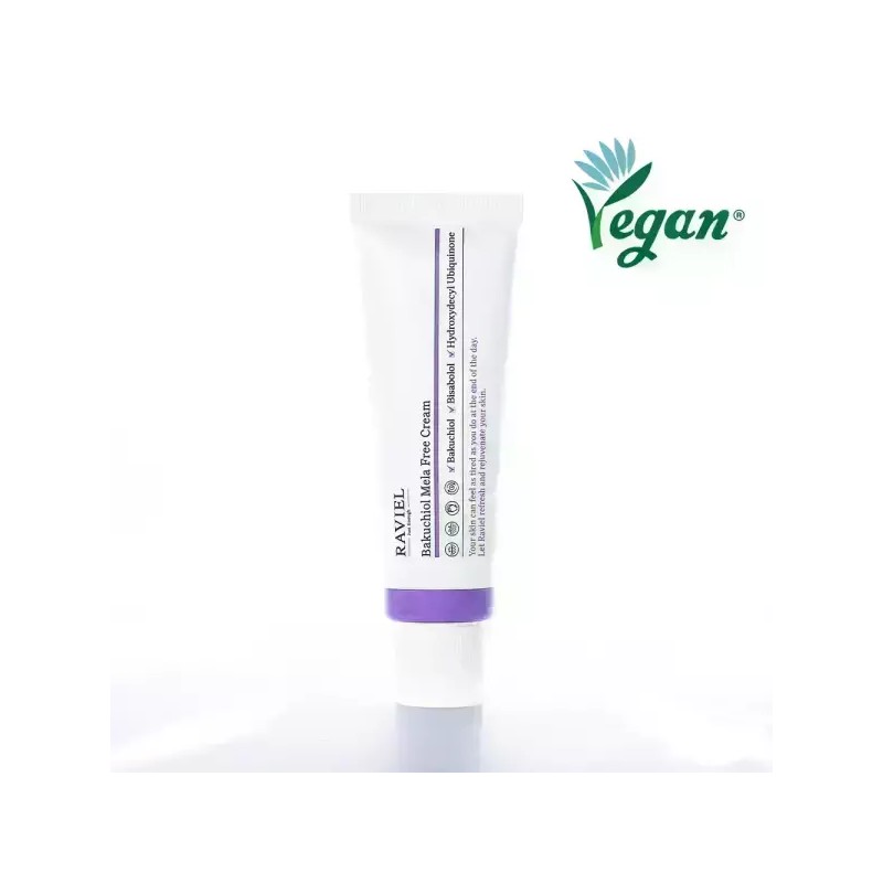 Raviel 안티에이징 깊은주름&탄력개선 리프팅 멜라프리 바쿠치올 크림 50ml Anti-Aging Deep