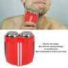 Electric Hair Clipper Waterproof Portable Rechargeable Hair Trimmer with Storage