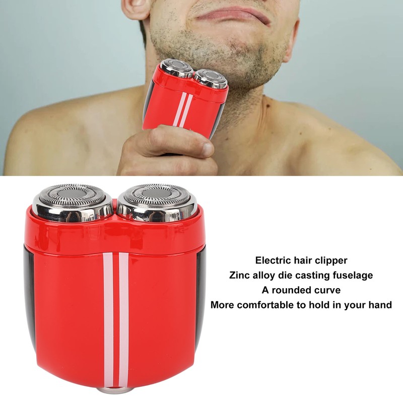 Electric Hair Clipper Waterproof Portable Rechargeable Hair Trimmer with Storage