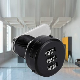 Yosoo Cam Lock Keyless Cam Lock 3 Digit Code Lock Combination Lock Dial Lock 3 Digit Code Cabinet Lock for Mailbox