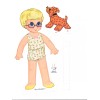 VINTAGE UNCUT 1972 MRS BEASLEY PAPER DOLL ORG SZ LASER