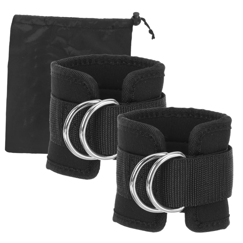 Sosoport 2sets Ankle Straps for Working Out Adjustable Gym Training