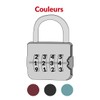 FTH M54 4 Digit Combination Padlock Adjustable Combination 10,000 Combination