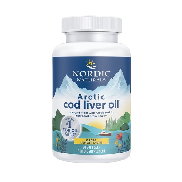Nordic Naturals Arctic Cod Liver Oil Lemon Flavour Soft Gels