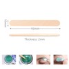 200 Pieces Disposable Wooden Wax Spatulas Wax Applicator Sticks for