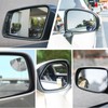 Blind Spot Mirror, 4 Pcs Fan Shaped Glass Convex Blindspot
