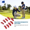 9Pcs Golf Iron Head Covers PU Waterproof Golf Club Headcovers