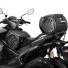 MOTOCENTRIC Motorcycle Front Spand Rear Seat Bag,22L Waterproof Reflective Motorbike